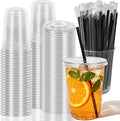 GGOLDMER 50 Set 16oz Clear Round Bottom Plastic Cups by GGOLDMER