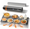 Warming Mat for Food, 36x15 Inch, Dark Grey, Fast Heat, Child Lock | Includes by Unknown