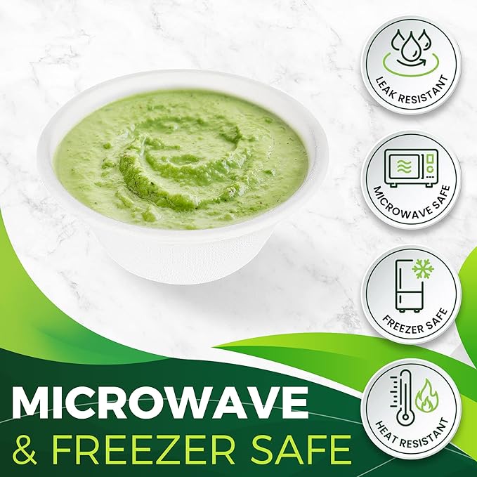 9oz Sample Paper Cups [100-Pack], Heavy Duty Disposable Cups Perfect for Dip Sauce and Snacks, 100% Compostable Sample Cups and Eco-Friendly Made from Bagasse