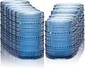 Vintage Blue Hobnail Drinking Glasses by Unknown