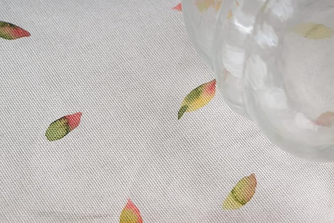 Maison d' Hermine Table Cloth Rectangle Table 100% Cotton 60 x 120 Inches Fall Tablecloth Reusable Everyday Use for Thanksgiving Christmas Decorations Dining Farmhouse Party (Pumpkin Passion)