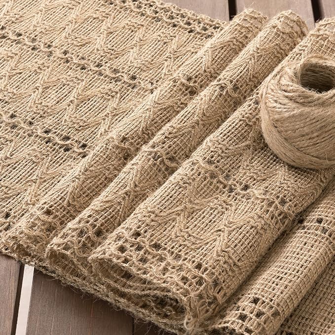Boho Table Runner Summer Farmhouse Rustic Dining Dresser Scarf Home Decor | - Image 3