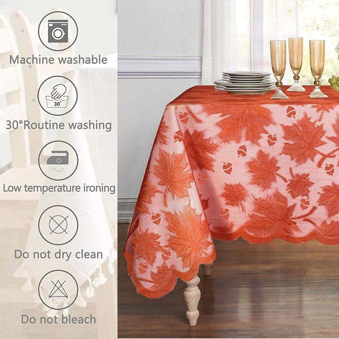 Thanksgiving Tablecloth 60 × 84 Inch - Image 7
