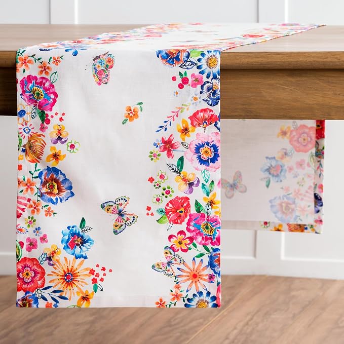 Maison d' Hermine Table Runner 100% Cotton 14.50" x 72" | Table Runners 72 - Image 8