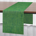 Myir JUN Dark Green Table Runner Home Decor Dining Table Runners | Vinyl Table by MyirJUN