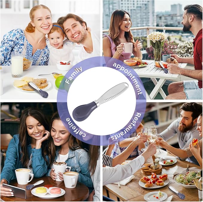 3 in 1 Stainless Steel Butter Knife, Spreader Slicer - Image 6