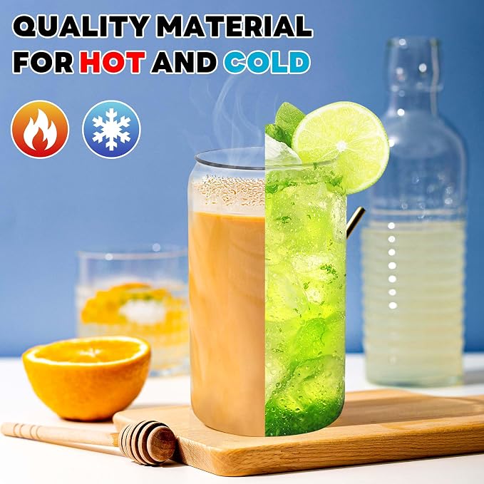 Joyclub 12pcs 16Oz Glass Cups - Image 4