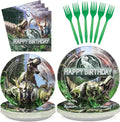 96Pcs Dinosaur Birthday Party Decorations by Grencian