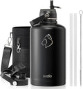BUZIO 87oz Insulated Water Bottle Triple Wall Vacuum Stainless Steel | Half by BUZIO