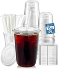 Homestockplus 15 oz Clear PET Plastic Cups by Homestockplus