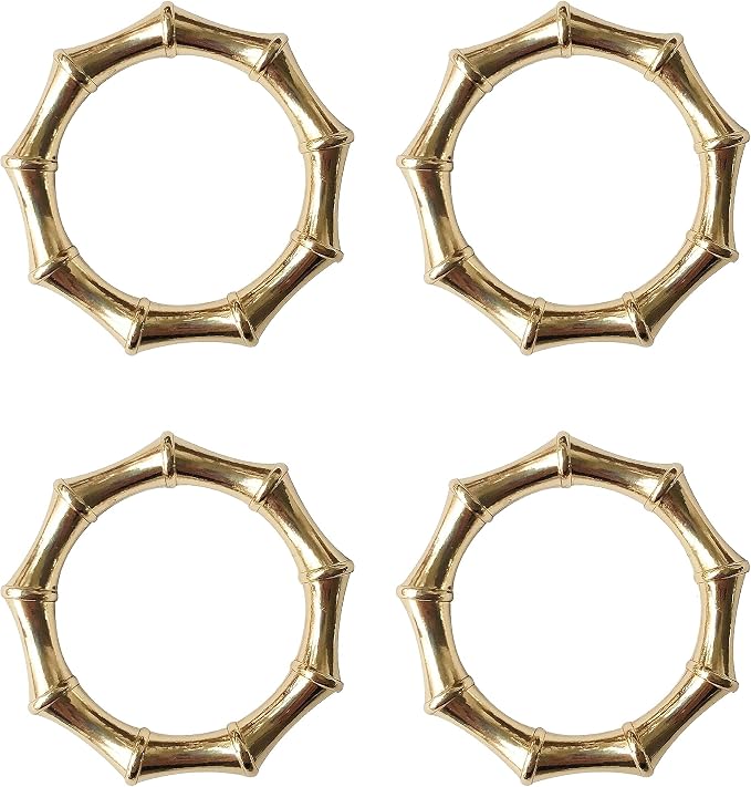 Napkin Rings Set – Elegant, Durable & Lightweight Table Decor – Premium Napkin by Jolitee