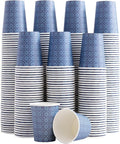 Clawsoff 300 Pack Paper Cups 8 oz Bulk Disposable Coffee Cups Navy Floral | by BuyNow
