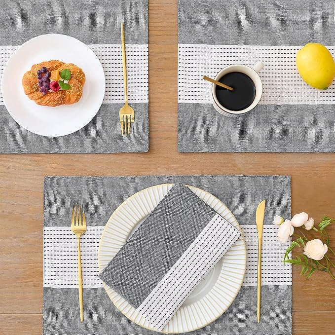 Wracra Linen Placemats Set of 6 - Image 6