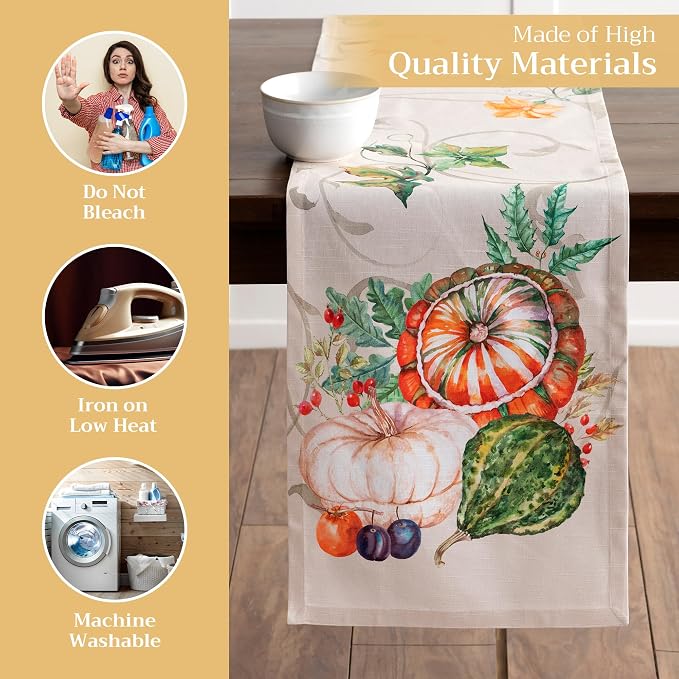 Maison d' Hermine Table Runner 100% Cotton 14.50" x 108" | Table Runners 108 - Image 3
