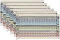 DII Variegated Tabletop Collection, Placemat Set3x19, Mediterranean, 6 Piece by DII