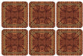 Pimpernel – Walnut Burlap – Walnut Burlap Coasters by Pimpernel
