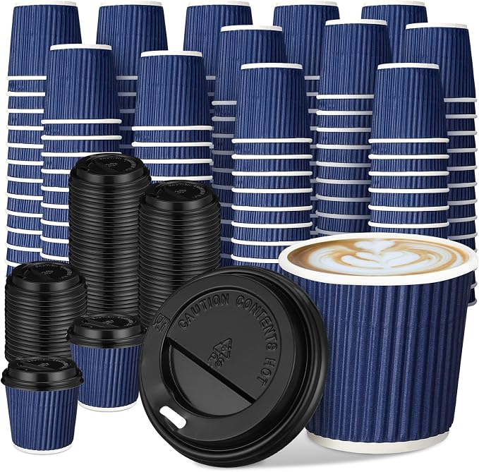 Uiifan 100 Set 4oz Disposable Espresso Cups by Uiifan