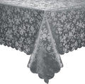 Smiry Rectangle Table Cloth, Waterproof Heavy Duty Vinyl Tablecloths, Wipeable Washable Table Cover for Kitchen and Dining Room (Grey, 70" X 90")