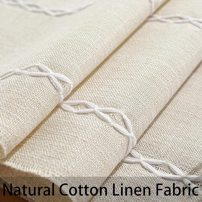 Rustic Boho Table Runner, Farmhouse Table Runners 90 Inches Long - Image 6