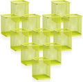 Segarty Pen Cup, 12 Pack Square Light Green Pen Holder by Segarty