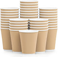 Hot Paper Cups 150 Pack Coffee Cups, Paper Coffee Cup 12 oz Disposable by Luckypack