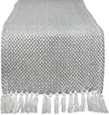 DII Woven Basics Collection 100% Cotton Knit Table Runner by DII