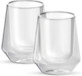 Elle Decor Double Wall Insulated Glasses, 2-Piece 8 oz Clear Borosilicate Glass by elledecor
