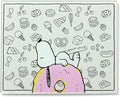 Lenox Chef Snoopy Large Glass Cutting Board | Tempered glass, 13 x 10.5 inch by Lenox