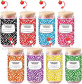 Sliner 8 Pcs Teacher Glass Cups Back to School Gifts Tumbler by Sliner