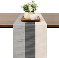 Table Runner 88 Inches Long, Vinyl Woven Farmhouse Table Runners | Washable by Chitomars
