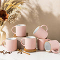 GBhome Ceramic Coffee Mugs Set of 6, 12oz Coffee Cups by GBhome