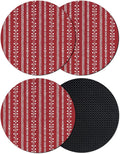 Traditional Minimalist Coasters Set of 4, Absorbent Coasters by Unknown