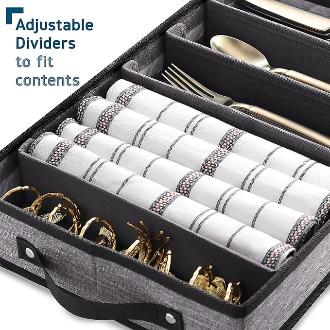 Flatware & Utensil Storage, Durable Silverware Storage Box - Image 4