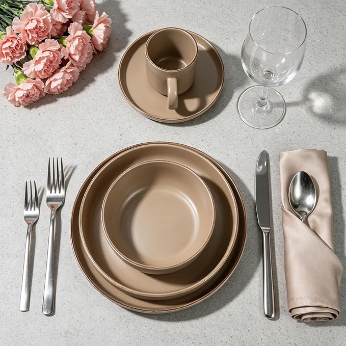 HomeVSS 20-Piece Dinnerware Set - Image 4