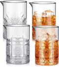 Inbagi 4 Pcs Cocktail Mixing Glass 23.67 oz Cocktail Shakers Stirring Glass by Inbagi