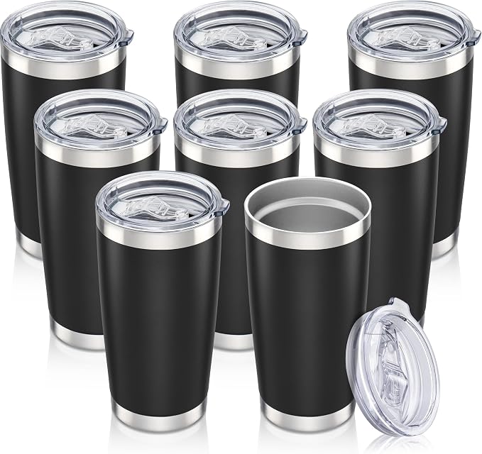 20 oz Tumbler with Lid Stainless Steel Insulated Tumblers Bulk Cups Mug | by Orebigo