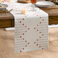 Artoid Mode Red Boho Table Runner by ArtoidMode