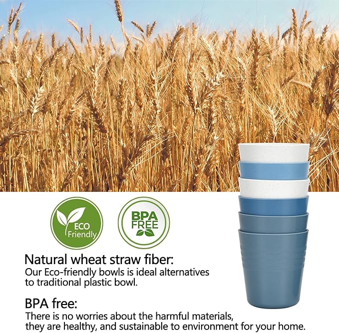 Homestockplus 8 Ounce Small Tumbler Cups,Unbreakable Drinking Cups Microwave and Dishwasher Safe BPA Free Small Reusable Cup for Water, Milk, Juice, Soda and more - Set of 8