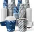 JOLLY CHEF 100 Pack 10 oz Paper Coffee Cups by JOLLYCHEF