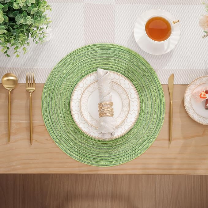 SHACOS Round Placemats Set of 6 - Image 9