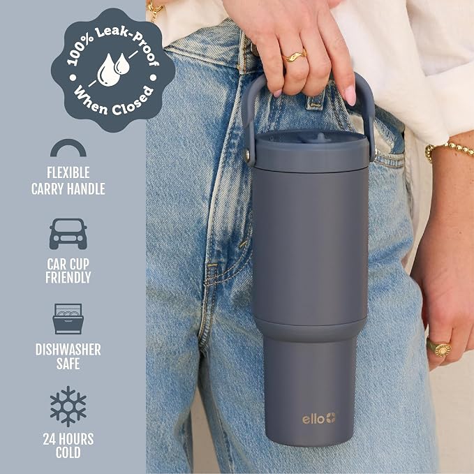 Ello Oasis Go+ 32oz Insulated Stainless Steel Tumbler - Image 4
