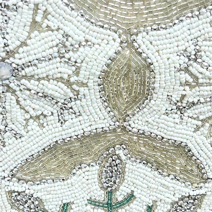 Beaded Table Runner 13x36 Inch Boho Handcrafted Table Runners Rustic Farmhouse - Image 6