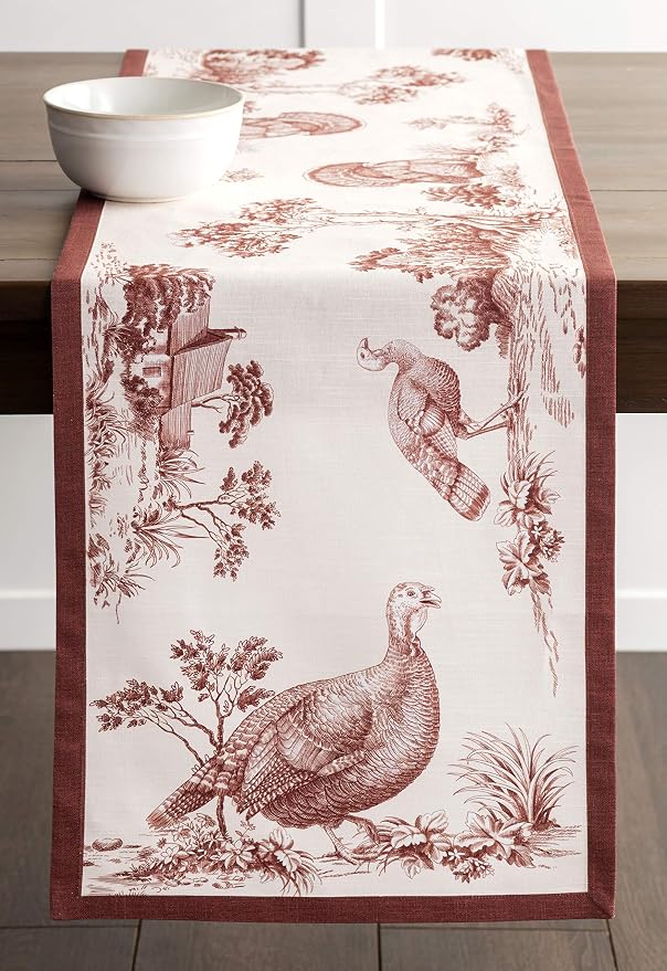 Maison d' Hermine Table Runner 100% Cotton 14.50" x 60" | Table Runners 60 - Image 9
