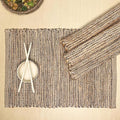 Natural Jute & Brown Placemats, 13x19 Inch Dining Table Placemats by ChardinHome