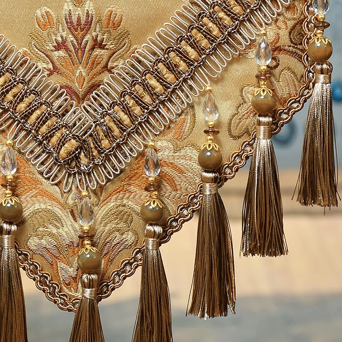 Luxury Velvet Gold Table Runner 95 Inches Long - Image 9
