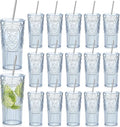 16 Set 20oz Vintage Plastic Tumbler by Unknown
