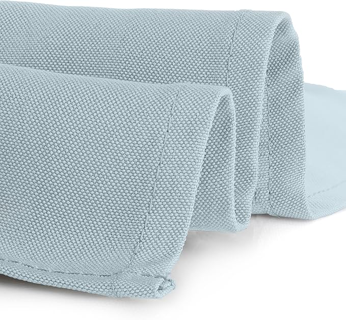 Gee Di Moda Rectangle Tablecloth - 60 x 84 Inch Baby Blue Table Cloth for 5 Foot Rectangle Tables - Heavy Duty Washable Fabric - for Holiday Party, Dinner, Weddings, Baby Shower & Events