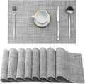 Leetaltree Linen Grey Placemats Set of 8 by Leetaltree-ArtatEveryTable