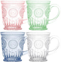 Multi-colored 10oz Glass Mugs by Yungala