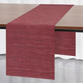 Myir JUN Red Table Runner Home Decor Dining Table Runners | Vinyl Table Runner by MyirJUN